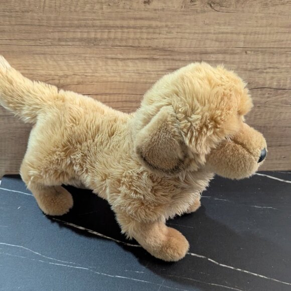 Bass Pro Shops Plush Golden Retriever Dog Stuffed Animal 12" Soft Fluffy Cutie ! - Picture 2 of 8